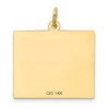 Black Bow Jewelry 14k Yellow Gold Monday Start Perpetual Calendar Charm or Pendant, 22mm - 3 of 4