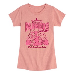 Girls' - Strawberry Shortcake - Farmers Market Fitted Short Sleeve Graphic T-Shirt - 1 of 4