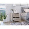 NicBex Nightstand with 2 Drawers,Bedside Tables with Metal Handle for Bedroom,Living Room - 2 of 4