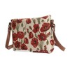 Signare USA Poppy Red Floral Crossbody Bag - 2 of 4
