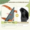 Tirrinia Single Bottle Wine Gift Bag, Insulated Padded Thermal Wine Cooler Bag - 2 of 4