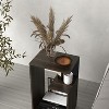 NicBex  High 3-Tier Nightstand, Modern Night Stand  Frame with Open Shelves, Bedside Table for Bedroom - 2 of 4