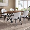 Christopher Knight Home Carrie 5 Pieces Modern Faux Leather and Metal Dining Set - 2 of 4