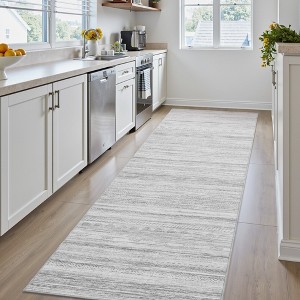 MontVoo Boho Minimalist Geometric Washable Rug - 1 of 4