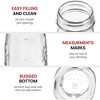 Bormioli Rocco Quattro Stagioni, Set Of 12, Glass Canning Mason Jars And Drinking Bottles, 6.75 Oz. With Gold Metal Airtight Lids, Made In Italy - 3 of 4