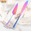 Unique Bargains Wedding Cake Cutting and Server Set 1 Set 2 Pcs - 2 of 3
