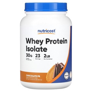 Nutricost Whey Protein Isolate, Chocolate PB, 2 lb (907 g) - 1 of 2