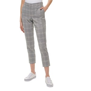 Tommy Hilfiger Womens Plaid Crop Dress Pants - 1 of 1
