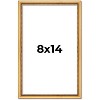 PosterPalooza | Photo Size Classic Modern Gold Frame - UV Acrylic, Foam Board Backing, Hanging Hardware - 2 of 4