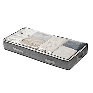 Unique Bargains Foldable Storage Bag Storage Bins 39.37"x19.69"x5.91" 1 Pc - 1 of 4