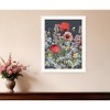 HomeRoots Summer Garden Buzz White Framed Print Wall Art - 2 of 4