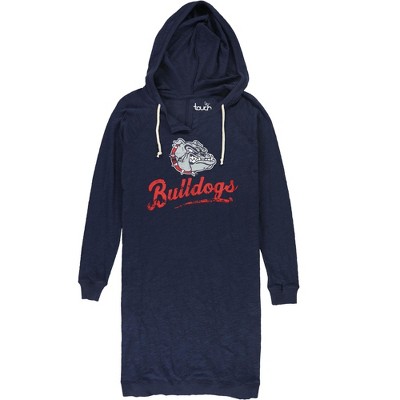 Touch by G-III Womens Georgia Bulldogs Hoodie Dress