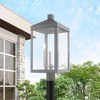 Livex Lighting Nyack 3 - Light Post Light in  Nordic Gray - 4 of 4