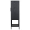 APRILSOUL Sophisticated Oak Veneer Cabinet with multiple storage functions,Suitable for Study,Entryway, Hallway, Living Room, Foyer - 3 of 4
