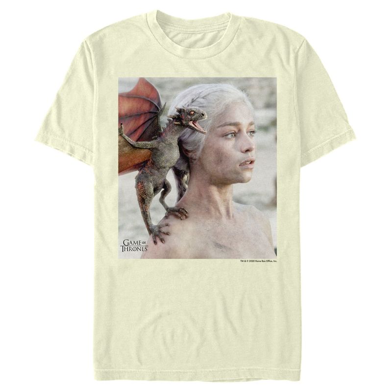 Men's Game of Thrones Daenerys Born From Fire T-Shirt, 1 of 4