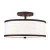 Livex Lighting Park Ridge 2 - Light Semi-Flush Mount in  Bronze - 4 of 4