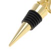 Unique Bargains Bottle Stoppers Zinc Alloy PTR Gold Tone 3.94"x1.50"x0.79" 1 Pc - 3 of 3