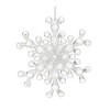 Melrose Clear Acrylic Snowflake Ornament (Set of 24) - 3 of 4