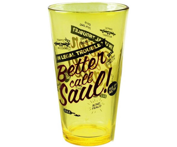 Just Funky Breaking Bad "Better Call Saul" 16oz Pint Glass