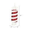 Vickerman Red-White Swirl Candy Christmas Ornament - 2 of 3