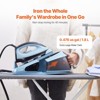 VEVOR Steam Station, 1700W Steam Iron for Clothes with 1.8L Large Capacity Water Tank, Aluminum Alloy + Ceramic Glaze Soleplate,4 Settings,Black&Blue - 4 of 4