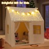 Infans Kids Play Tent w/Padded Mat Light String Glow-in-the-dark Fabric Colorful Flags - 4 of 4