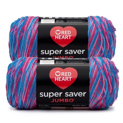 Red Heart Super Saver Yarn 12 Pack-Bonbon