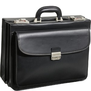 Amerileather Attache Leather Executive Brief (#2891-02) (Black) - 1 of 4