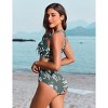 AI'MAGE Womens Bikini Set 2025 High Waisted Two Piece Swimsuit Sporty Cutout Bathing Suit - 2 of 3