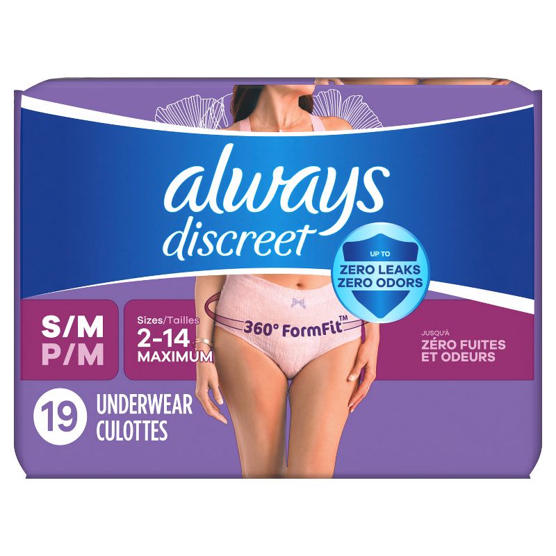 Always Discreet Adult Postpartum Incontinence Underwear for Women - Maximum Protection, 3 of 14