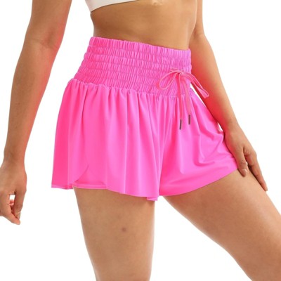 Clotth Flowy Athletic Shorts for Women Workout Running Gym Yoga High Waist Skort Sweat Skirt Cute Clothes Summer Outfits