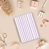 Blue Sky Brook Gossen Planner Notes 5.875"x8.625" Weekly/Monthly Wirebound 12 Month Purple Striped - 2 of 4