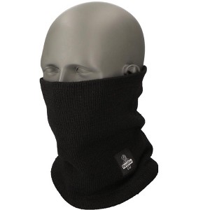 RefrigiWear Silver Magic Warm Acrylic Knit Neck Gaiter Face Mask (Black, One Size Fits All) - 1 of 4