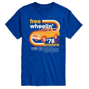 Men's - Ford - 1978 Ford Bronco Free Wheelin Short Sleeve Graphic T-Shirt - 1 of 4