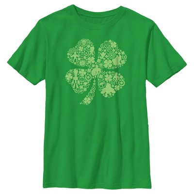 Boy's Marvel St. Patrick's Day Avenger Icons T-shirt : Target