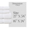 Home Weavers Elegance Essentials 550GSM 100% Cotton Zero Twist Super Absorbent Bath Towel Set - 2 of 4