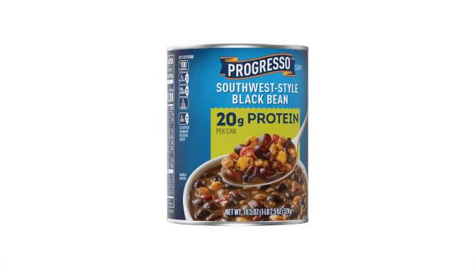 Progresso High Protein Southwest style Black Bean Soup - 18.5oz, 2 of 10, play video