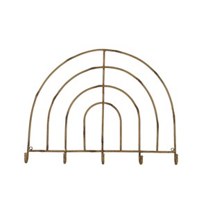 5 Hook Metal Wall Hanger by Foreside Home & Garden - 1 of 4