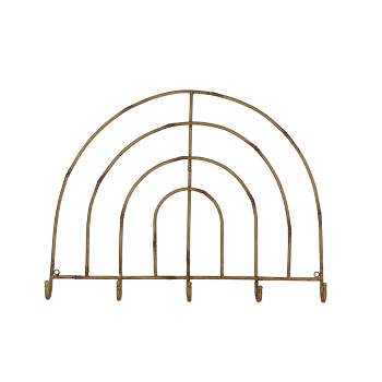 5 Hook Metal Wall Hanger by Foreside Home & Garden
