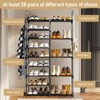 Tall Shoe Rack for 30 Pairs Freestanding Modular Shoe Storage Organizer - 3 of 4