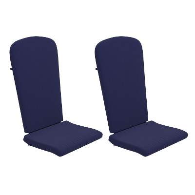 Kensington Garden 21x21 Solid Outdoor Seat And Back Chair Cushion Navy :  Target