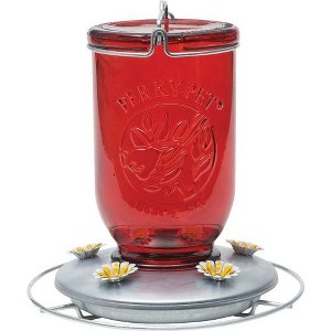 Perky-Pet 32 Oz. Glass Mason Jar Hummingbird Feeder - 1 of 1
