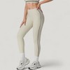 Anna-Kaci Active Women's Contoured Seam Activewear Leggings with Stretch Fit and Full Length - 2 of 4