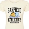 Women's - Garfield - Athletics Couch Potato Division Juniors Fitted Graphic T-Shirt - 2 of 3