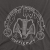 Toddler Boys' Harry Potter Hufflepuff Line Art Badge T-Shirt - 3 of 4