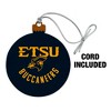 ETSU Buccaneers Wood Christmas Tree Holiday Ornament - 2 of 4