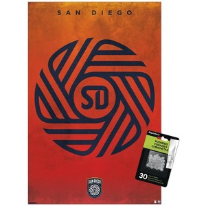 Trends International MLS San Diego FC - Logo 25 Unframed Wall Poster Prints - 1 of 4