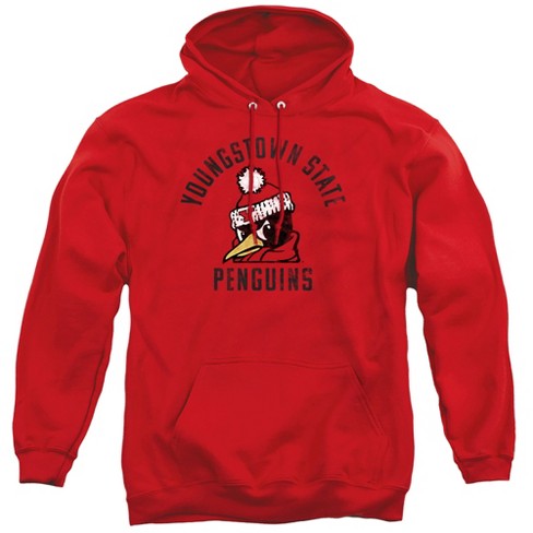 Youngstown State University Official Ysu Penguins Logo Adult Pull-Over Hoodie, Red - image 1 of 4