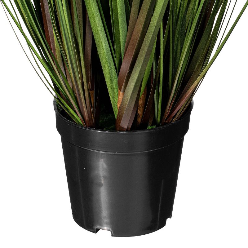 Artificial Grass with 6 Cattails Potted (36&#34;) Brown - Vickerman, 4 of 7