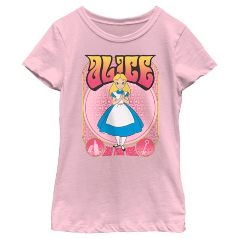 Girl's Alice in Wonderland Retro All Mad Here T-Shirt - image 1 of 4